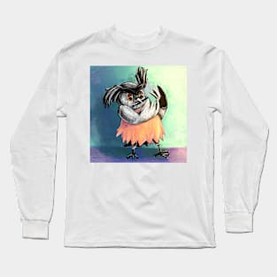 Owl with huion pen Long Sleeve T-Shirt